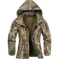 NEW VIEW Women's Camo Hunting Jacket - Upgraded Ultra-Quiet Water-Resistant Waterfowl Deer, Medium / Nv Camo Leaf