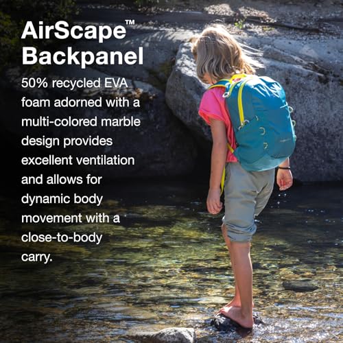 Osprey HydraJet Kids' 12L Hiking Pack with Hydraulics Reservoir - Green Canopy