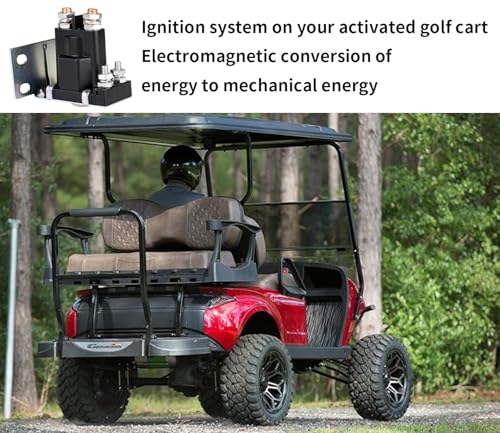 14V Golf Cart Solenoid 200A 4 Terminal Replacement Part for EZGO TXT Medalist
