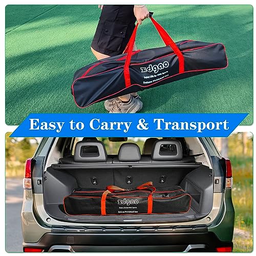 Zdgao Blue 22FT Portable Pickleball Net Set with 4 Paddles & Accessories