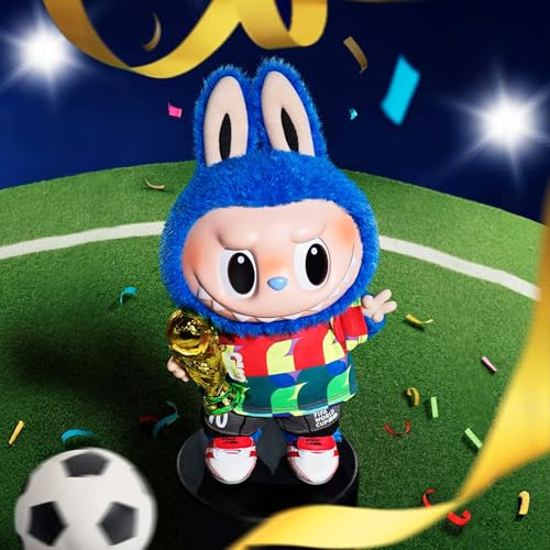 Soccer-Themed Vinyl Plush Doll - FIFA World Cup 2026 Collectible Gift for Fans, Teenagers & Adults, 15-Inch Labubu Plush