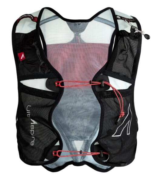 Ultraspire Momentum 2.0 Running Race Vest Black/Red Small with 2 ULTRAFLASK 550