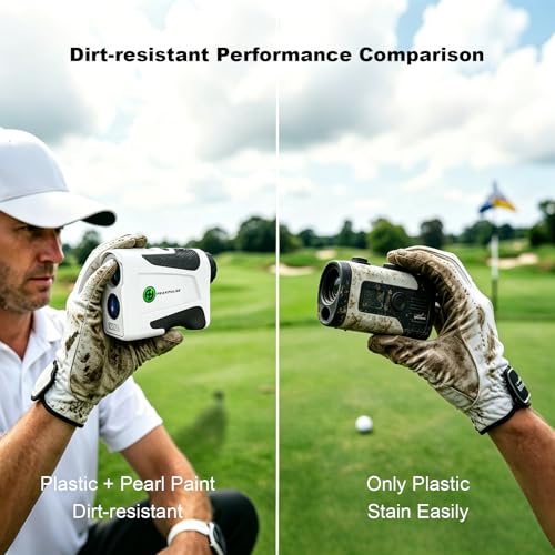 PEAKPULSE LG1500AG Golf Range Finder 1700 Yards 6X Slope Switch Magnetic Mount USB-C