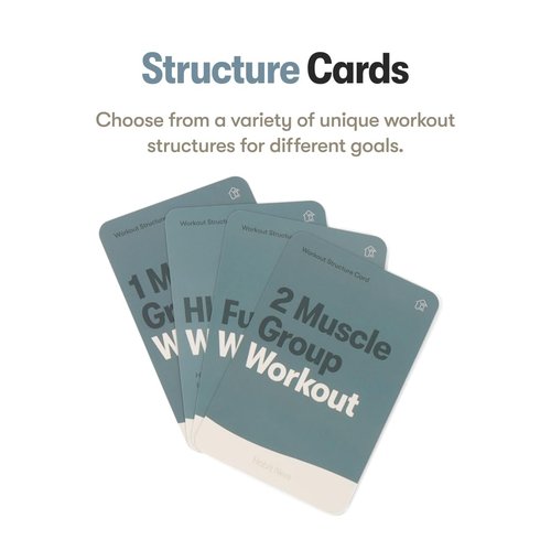 Bodyweight Elevate Exercise Cards: Home Workout Series Card Deck - Comprehensive At-Home Fitness System with 65 Exercises, 8 Bonus Challenges, and 4 Unique Workout Formats.