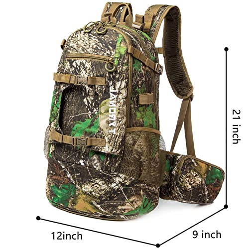 Camo-Khaki Hunting Backpack for Men Durable Water-Resistant Large Capacity
