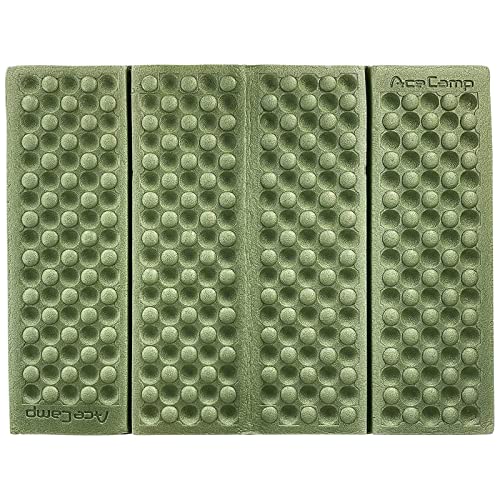 Portable Waterproof Folding Seat Pad - Green 2pcs for Camping Hiking Outdoor