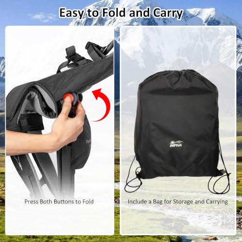Dark Grey Toddler Hiking Backpack Carrier Sunshade - Lightweight Child Carrier