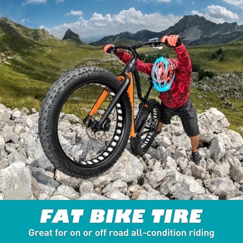 BALINGE 20x4 Fat Tire with Tube for E-Bike & Mountain Bike - Heavy Duty Snow & All-Terrain
