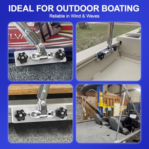 Boat Track Mount Bimini Top Support for Lund & Tracker Systems