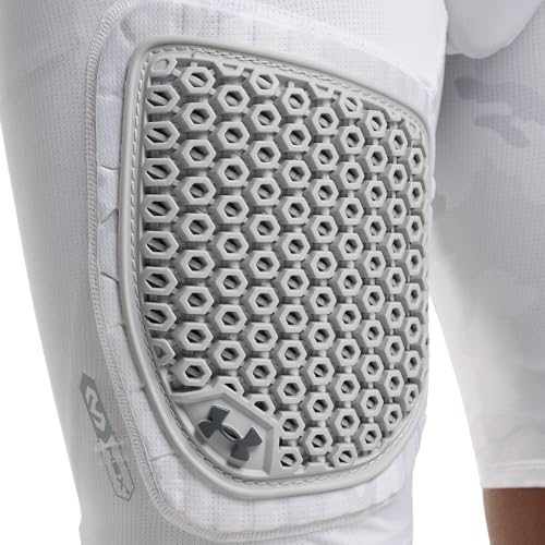 White Camo Under Armour Gameday Armour Pro Football Girdle - Large