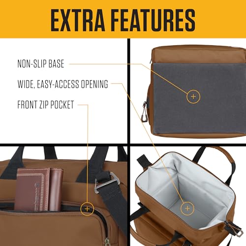 Carhartt Cold Front Insulated Lunch Cooler - Bluestone, Water Resistant, Front Pocket