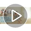 Baby Swing Indoor Outdoor with 5-Point Harness & Montessori Toys - Grey & White
