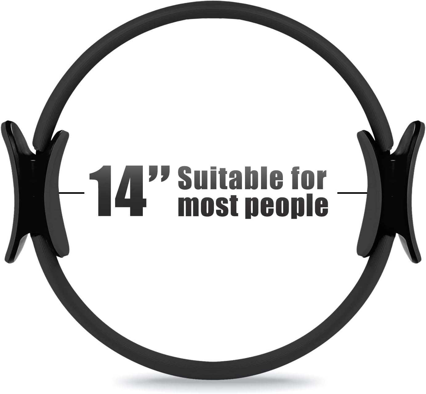 RitFit Pilates Ring Circle - 14-Inch Fitness Circle for Toning Thighs | Bonus Workout Guide Included
