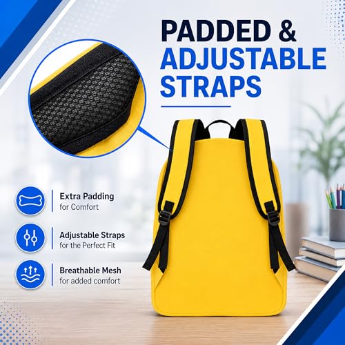 Winterlace 12 Pack Black 17 Inch Lightweight School & Travel Backpacks
