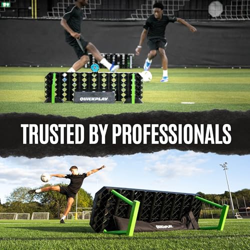 QUICKPLAY Replay Station XL Soccer Rebounder Board - 4-in-1 Passing & Reaction Trainer