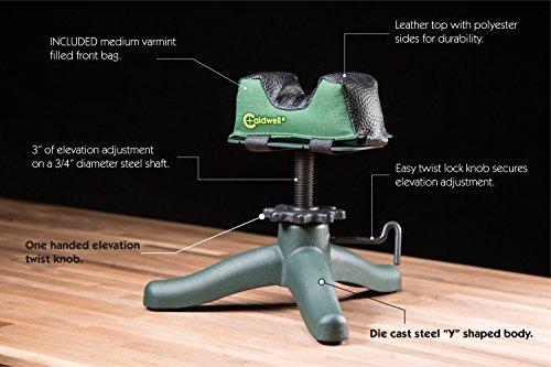 Shooting Rest Benchtop 3-Point Frame with Adjustable Height - Compact Model Rock JR 1.0