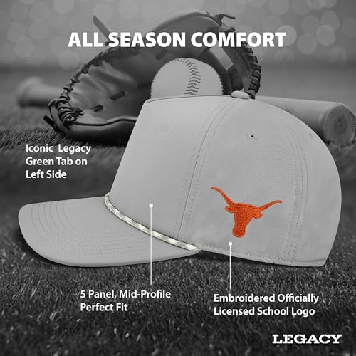 NCAA Licensed Rope Hat - Texas Longhorns Caddy Adjustable Baseball Cap