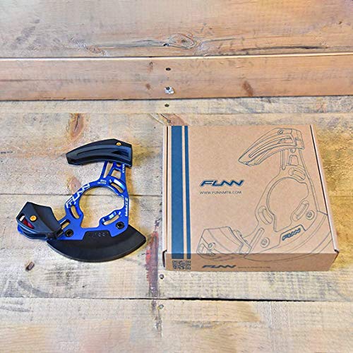 Funn Zippa DH MTB Chain Guide Black 32T-38T ISCG05 Mount - Durable Light Weight