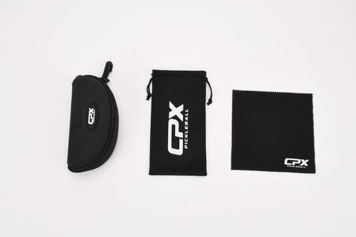 CPX Reflex Performance Pickleball Glasses – Interchangeable Lenses (Polarized & Clear) – Lightweight, Impact-Resistant Frame – UV Protection – Indoor & Outdoor Court Use – Includes Case & Accessories