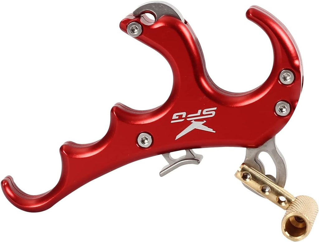 Skiennix Archery Release Aid - Precision Compound Bow Accessory for Enhanced Performance (Red)