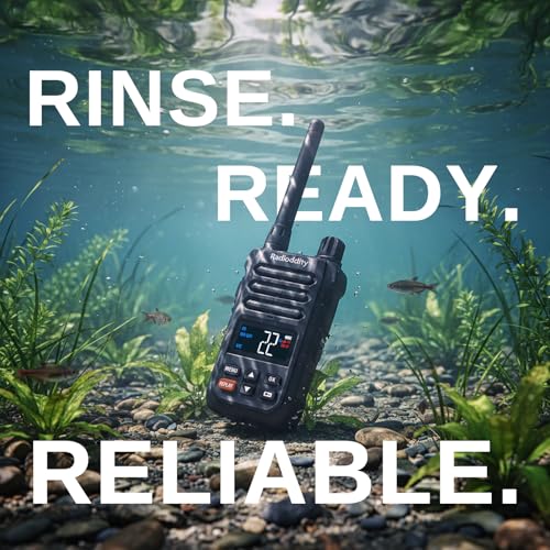 Radioddity X1 IP67 Waterproof Long Range Walkie Talkies - 2 Pack