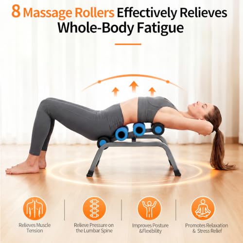 Mini Inversion Table for Spinal Decompression & Posture Correction - Blue
