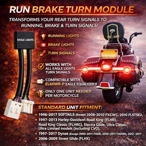 Eagle Lights Run Brake Turn Module for Harley Davidson Motorcycles - Standard Edition