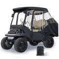 Golf Cart Enclosure for 4 Passengers Waterproof Rain Cover with Clear PVC Windows