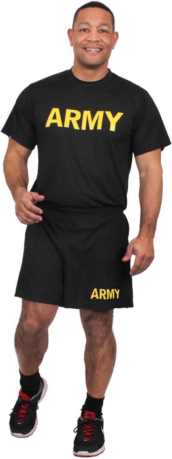 Rothco Army Physical Training Shorts - Durable & Flexible Workout Gear for Ultimate Comfort