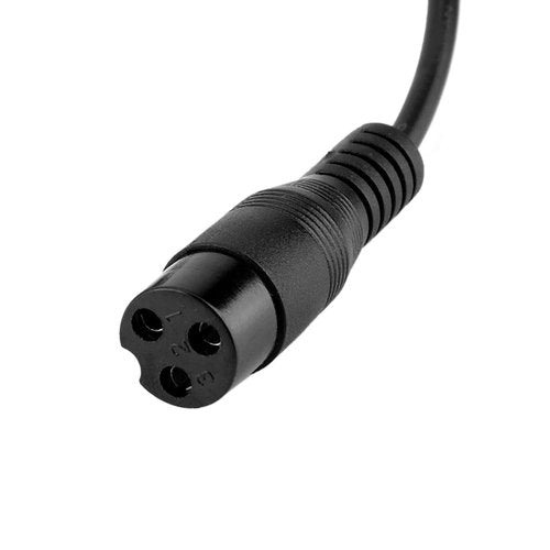 Scooter Battery, 24V 0.6A Electric Scooter Battery Black with 2 Pin Straight Plug for E100 E125 E500S PR200 US Plug 110V