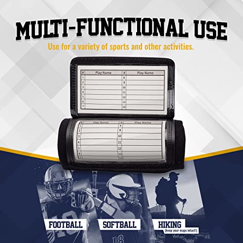 Youth Football Wristband Armband Pack - Quarterback Play Accessory