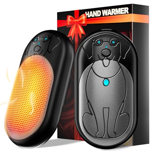Rechargeable Hand Warmers 2 Pack Grey - Portable Battery Operated Outdoor Heating