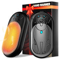 Rechargeable Hand Warmers 2 Pack Grey - Portable Battery Operated Outdoor Heating