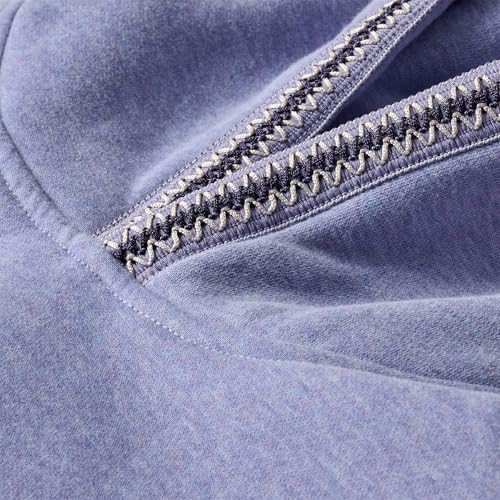Men's Tasman Hoodie - Cozy Cotton-Poly Blend, Dusted Iris Heather, Small
