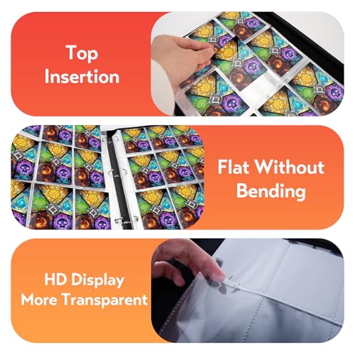 9 Pocket Card Binder for MTG YGO PTCG - Holds 900 Cards, Premium Organizer MTG-5