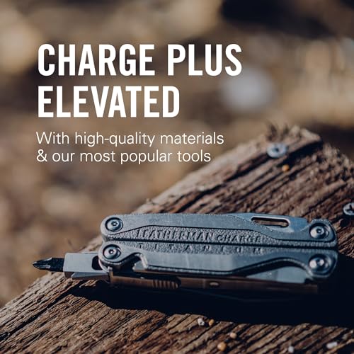 Leatherman Charge Plus TTI 19-in-1 Multi-Tool with Titanium Handles, EDC & Auto