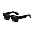 EunoiaLens Cool Square Frame Sunglasses for Women Men Trendy Chunky Rectangle Sun Glasses Black Shades UV400 Protection