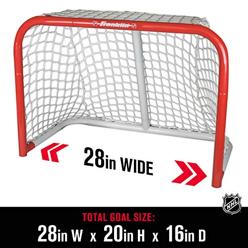 Mini Steel Hockey Goal 28 x 20 Inches - Indoor & Outdoor Practice