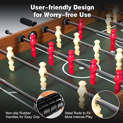 Goplus 48-Inch 3-in-1 Multi-Game Table for Family & Party Entertainment