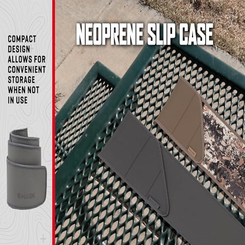 Allen Company Neoprene Shotgun Slip Case - 52 Inch Protective Padded Gun Sleeve with Handles - Gray