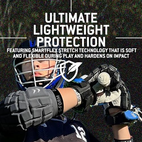 G-Form Unhinged Lacrosse Arm Pads Large Black Breathable & Flexible Protective Gear