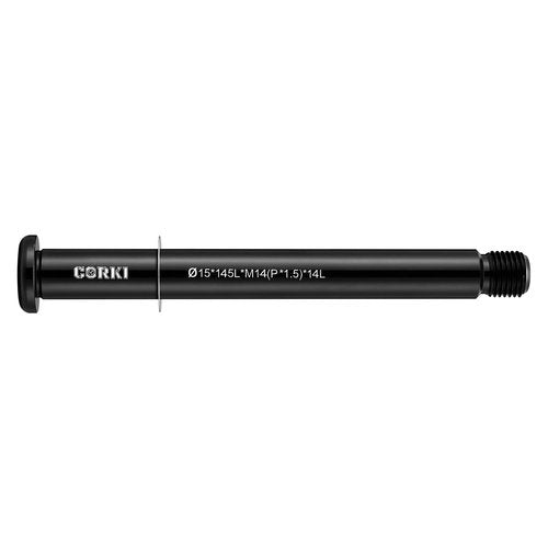 corki Cycles Thru Axles for Fox Fork 15mm, Bike Hub Adapter Axle Mountain Road Bike Quick Release Aluminum Alloy Axle - 15mm*100mm/15mm*110mm