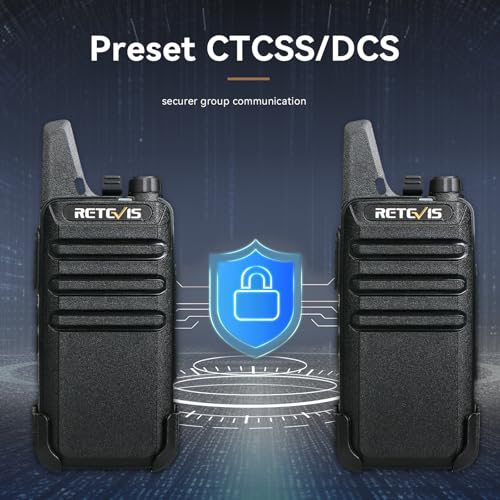 Retevis RT22 Business Walkie Talkies with USB Charger, 10 Pack Portable Two-Way Radios