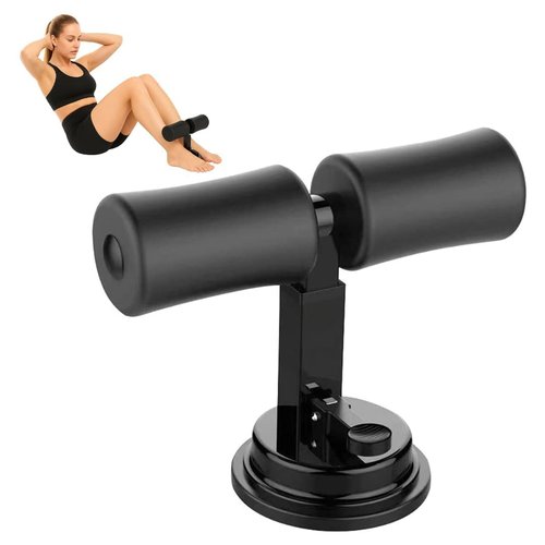 PulseIT Sit-Up Bar with Strong Suction Base & Padded Foam Handle | Adjustable Height Core Trainer for Abs, Sit-ups, Push-Ups & Leg Workouts | Portable Home Gym Equipment for Men & Women