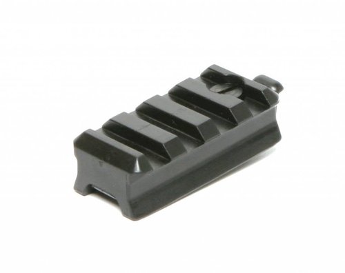 DLP Tactical Picatinny Mount Adaptor for ARC Rail Equipped ACH/Fast/MICH Combat Helmet (Black)