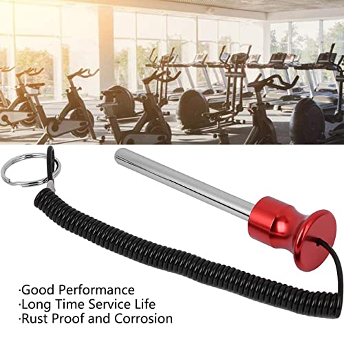 Weight Stack Pin for Gym Equipment - Magnetic Drop Set Pin with Pull Rope (Variation 1)