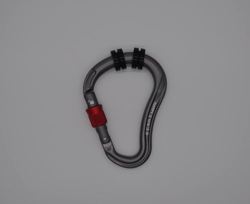 HZUTUZH Black Rubber Silicone Carabiner Keeper Retainer - Belay & Rigging Stopper for All Types of Locking Carabiner & Quickdraw (10)