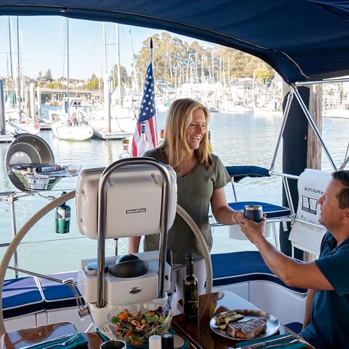 Magma A10-205 15-Inch Marine Kettle Gas Grill - Portable Boat BBQ