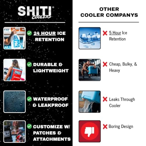 SHITI Patriot Cooler Bag for Camping Beach Travel 15 Can Insulated Soft Lunch Box