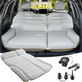 KMZ SUV Air Mattress Double Sided Flocking Camping Bed with Pump - Off-white & Coffee